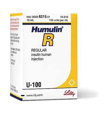 Humulin R 100 IU Vial