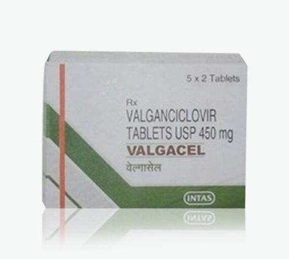 Valgacel Valganciclovir 450 mg Tablet 10S