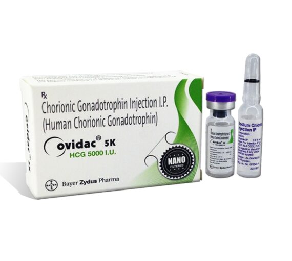 ovidac 5000iu hcg BAYER ZYDUS PHARMA