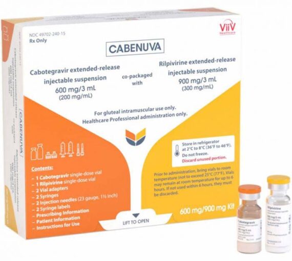 Cabenuva cabotegravir rilpivirine